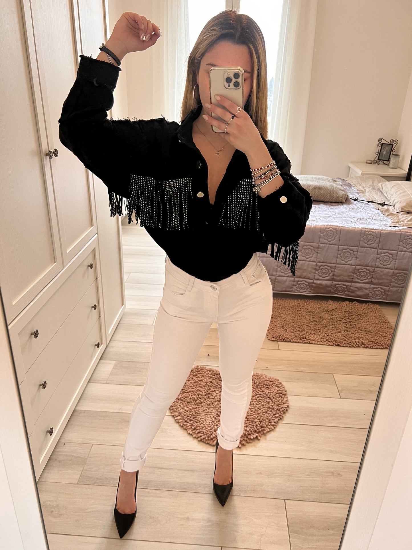 Jeans skinny white