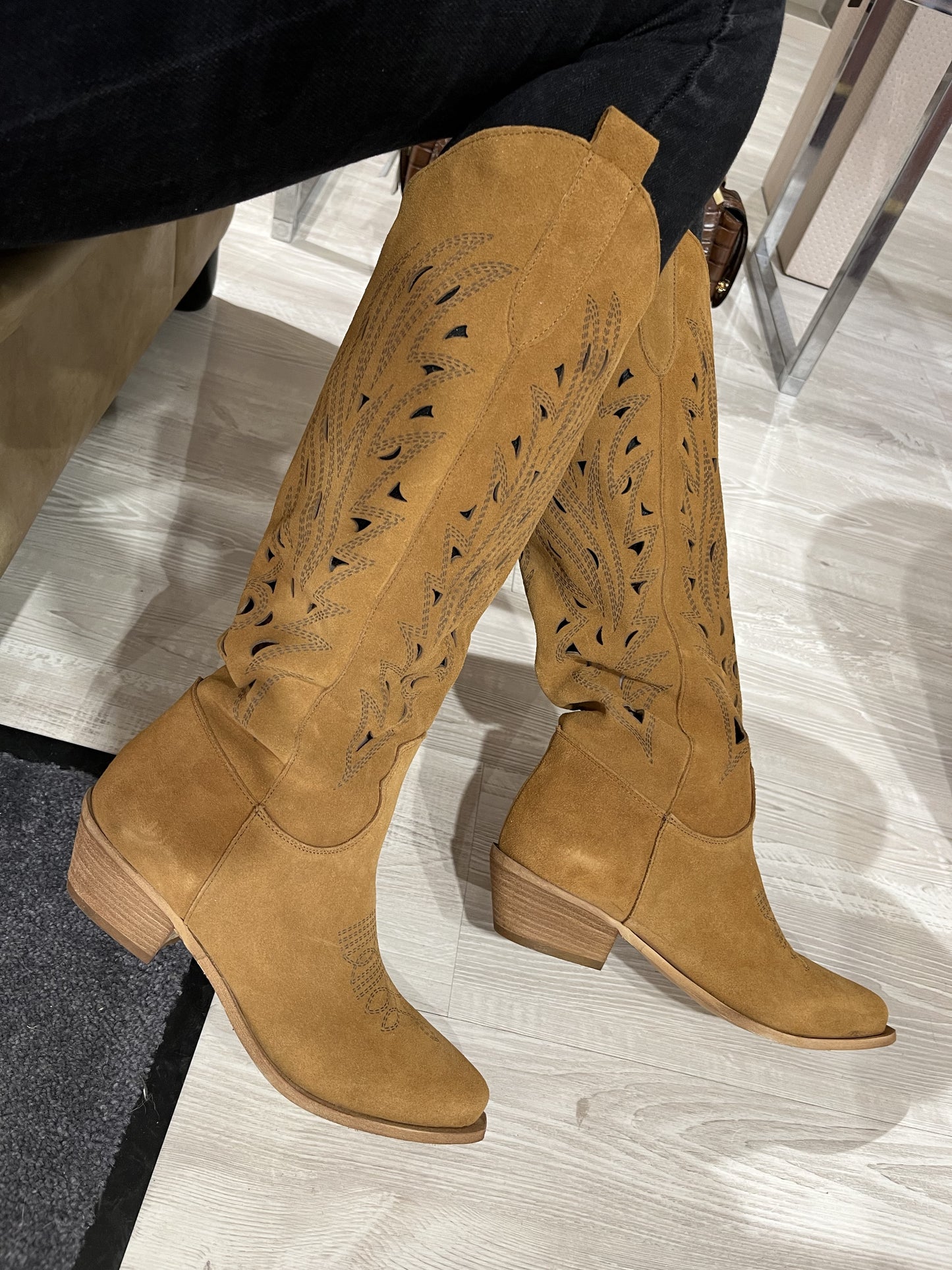 Texano laserato cuoio -TEX