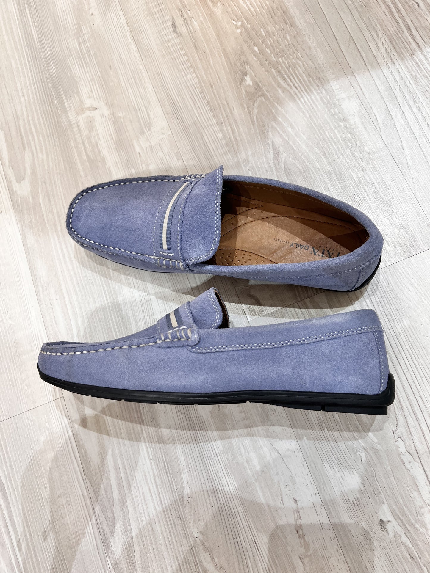 Mocassino sportivo con fascetta suede sky