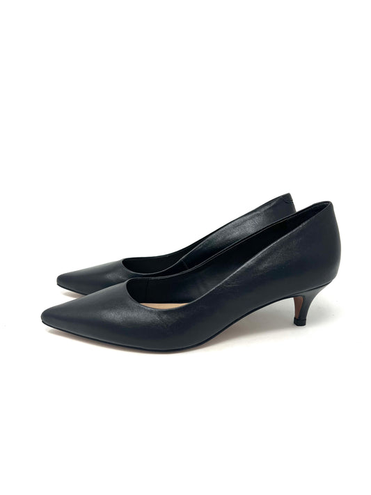 Decolletè tacco 5 cm vitello nero - 52511NE