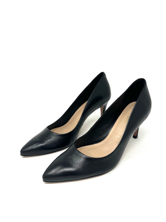 Decolletè tacco 7 cm vitello nero - 49012NE