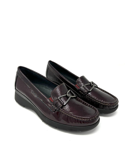 Mocassino confort prugna 2759411