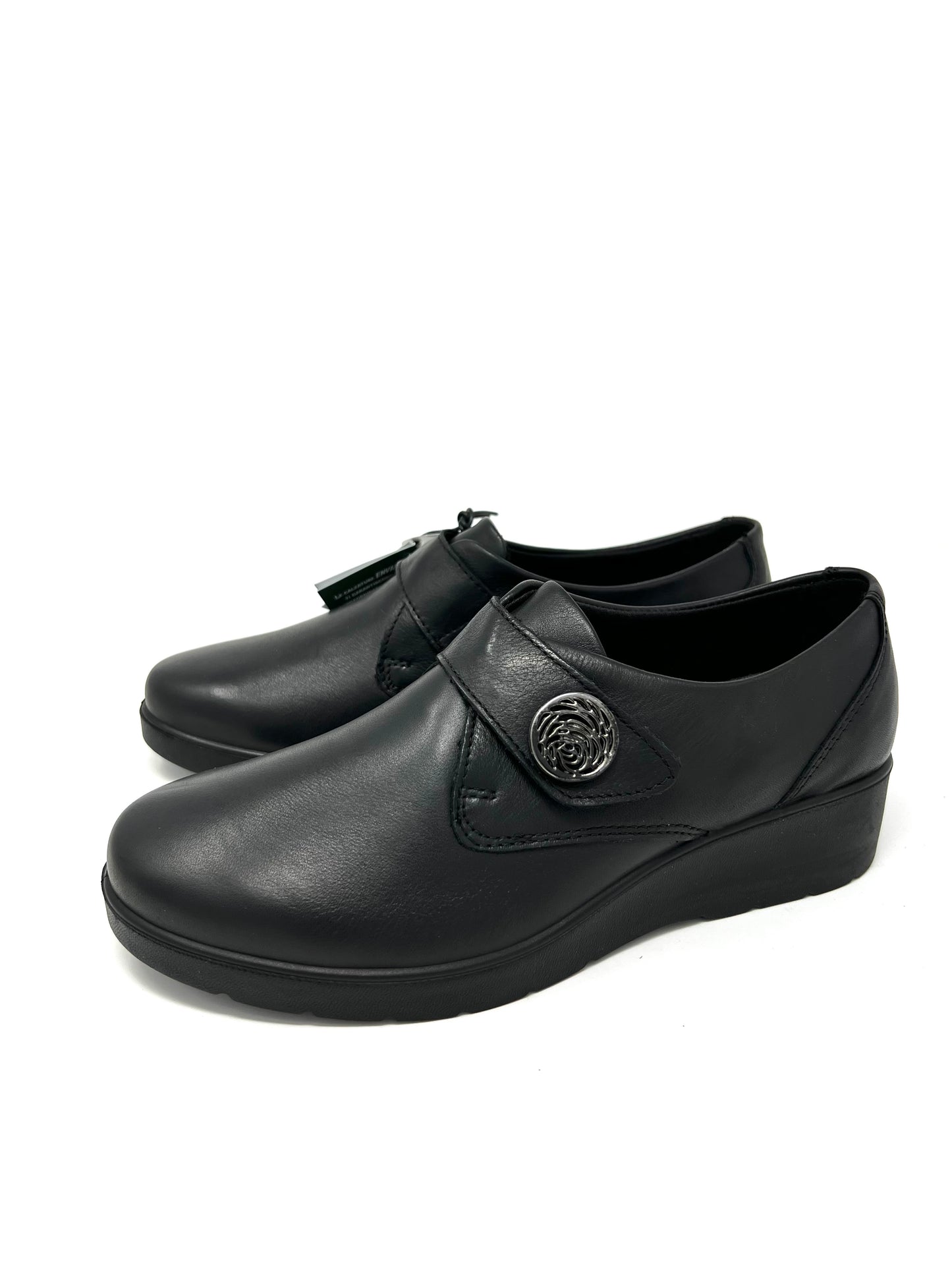 Scarpa confort nappa nero Enval Soft 2756700