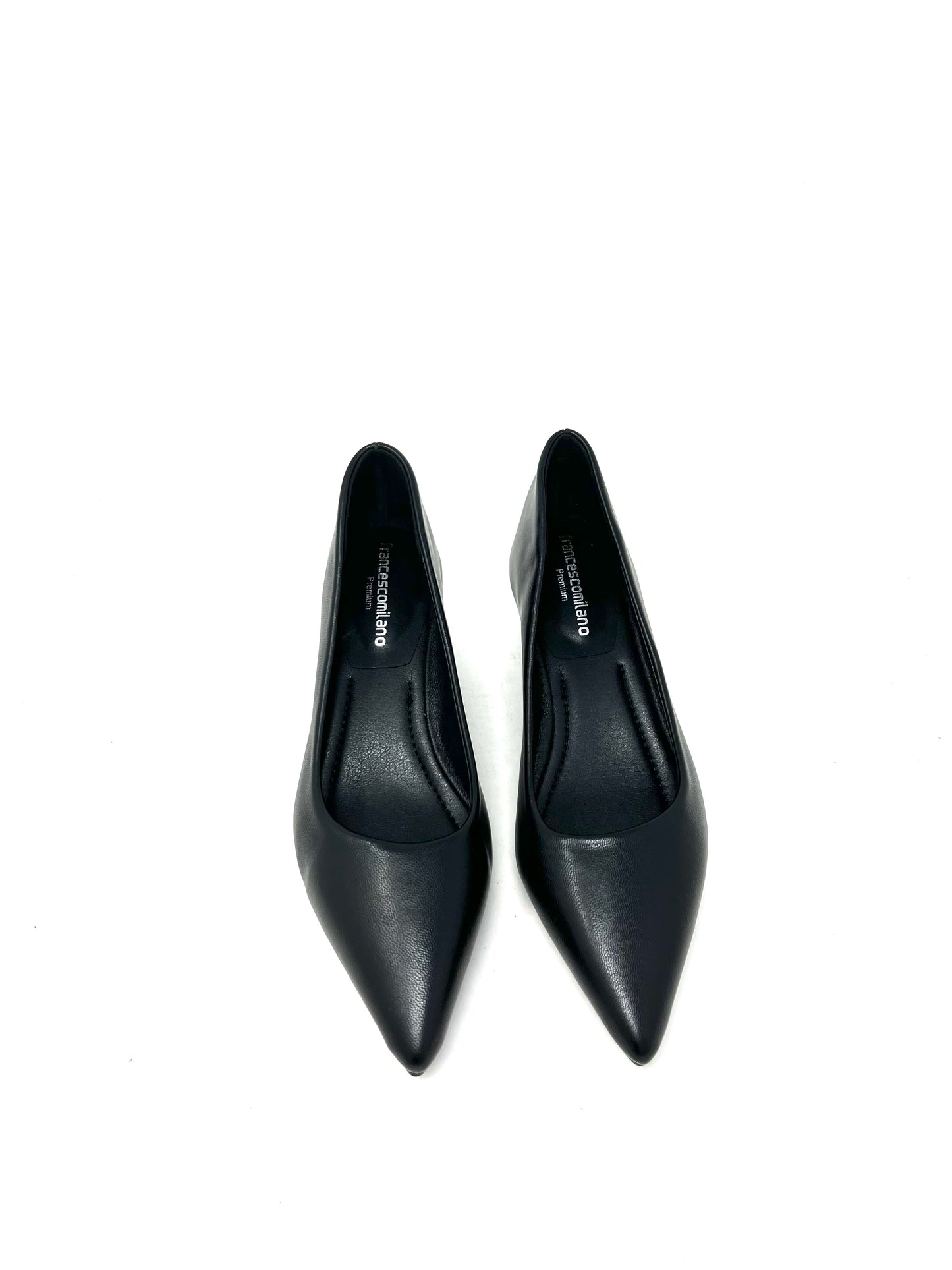 Decolletè lavorazione sacchetto pelle nero - B0102AN