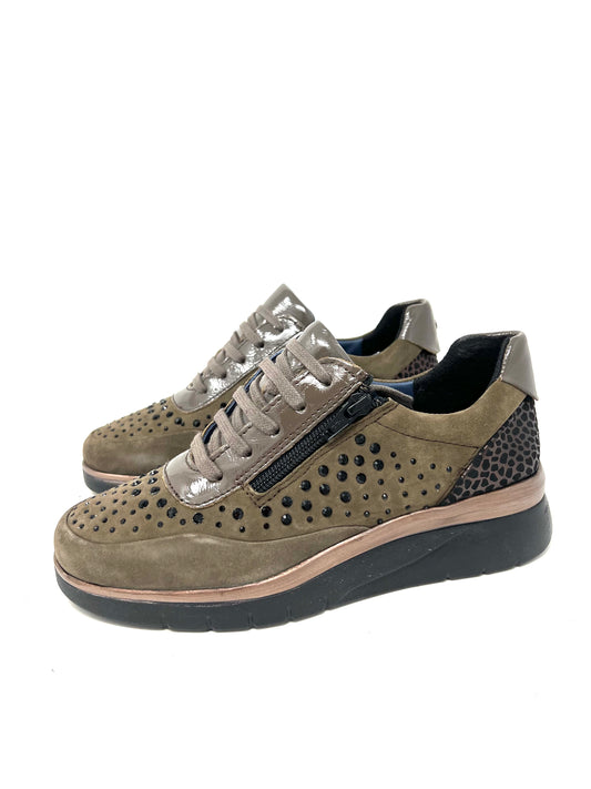 Scarpa con strass visone Melluso - K55421