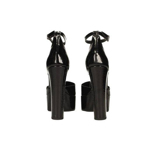 Decolletè platform in vernice nera 1860NE