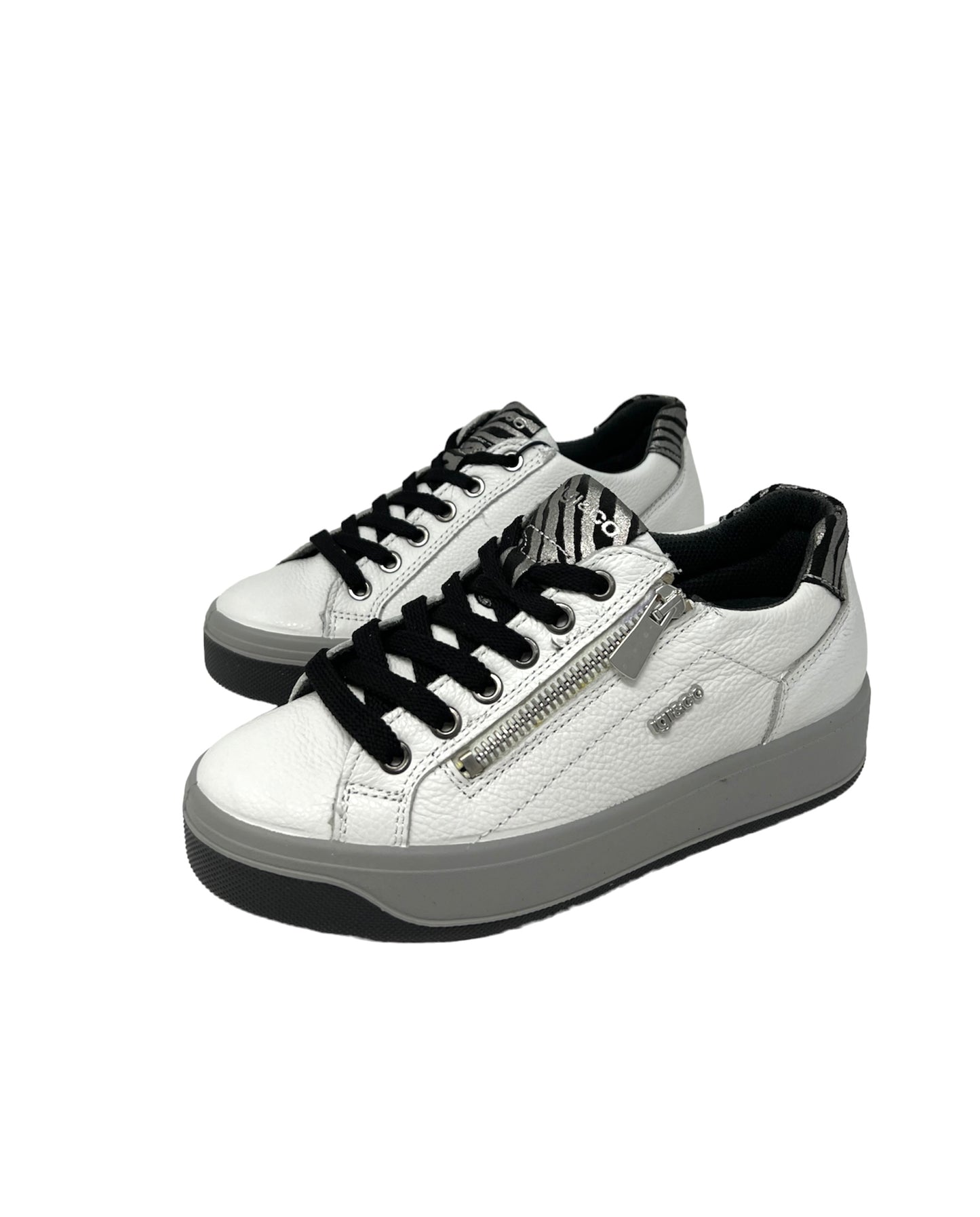 Sneaker cassetta in pelle bottolato - 2671011