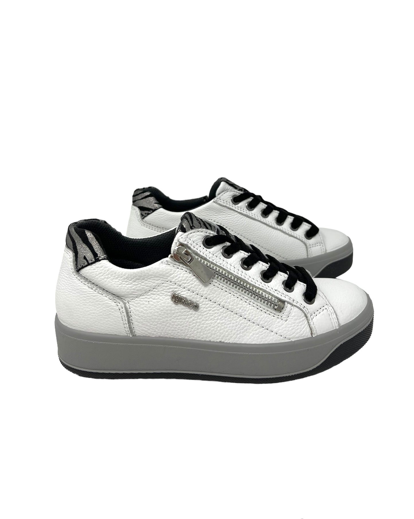 Sneaker cassetta in pelle bottolato - 2671011