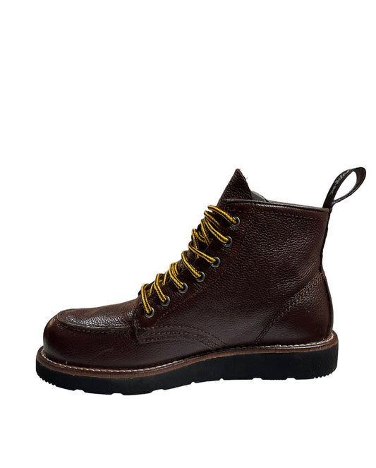 Scarponcino in pelle testa di moro - U55238B