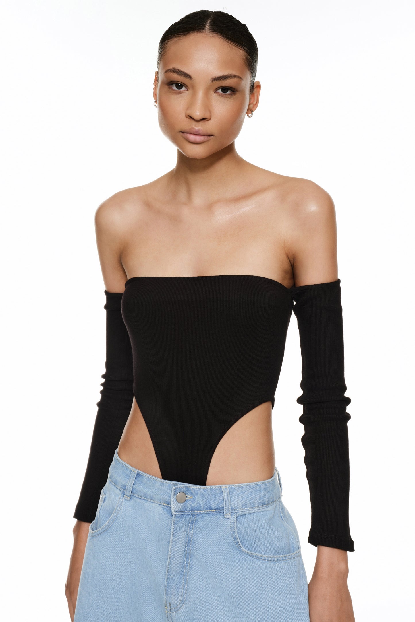 Body sgambato manicotti Lumina fashion -L3748N