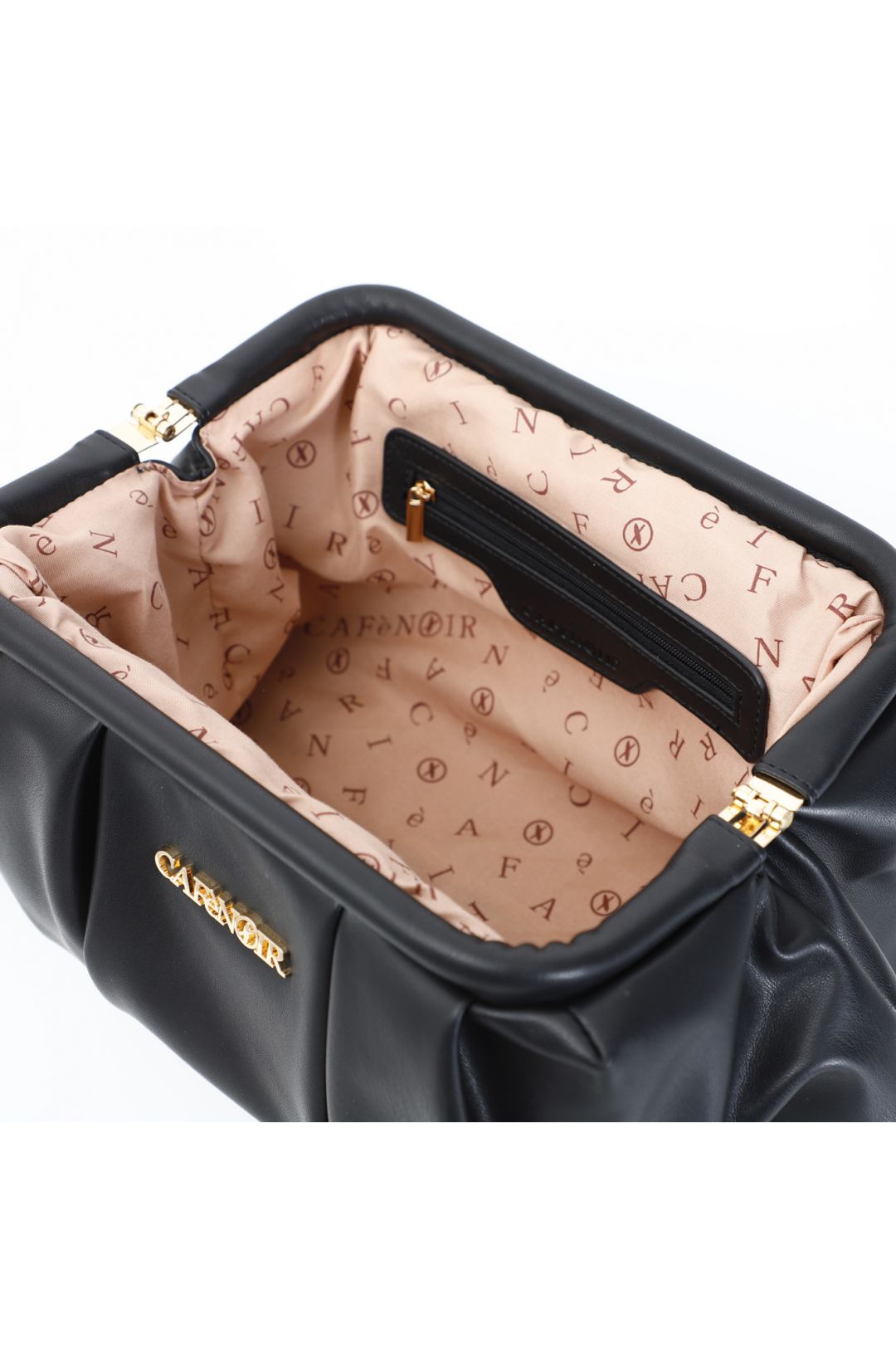 Pochette morbida con tracolla e chiusura a scatto -ZA0403N
