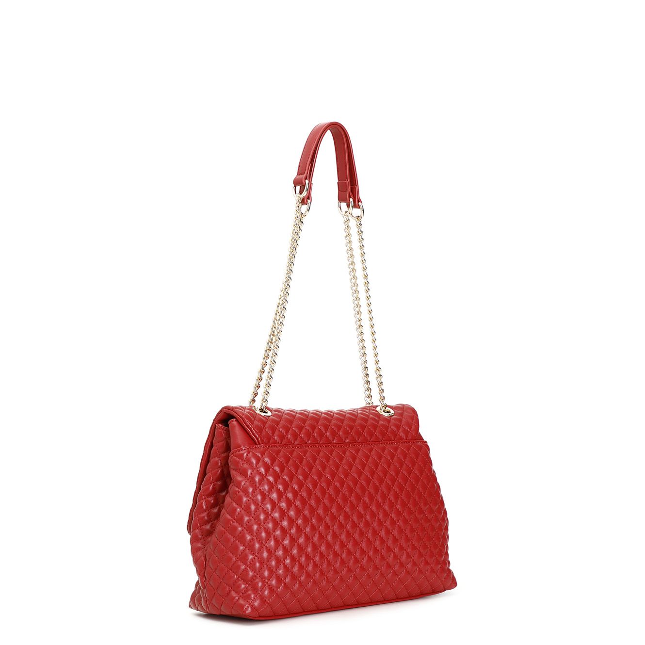 Cartella con trapuntatura rombi rossa -ZC0402R