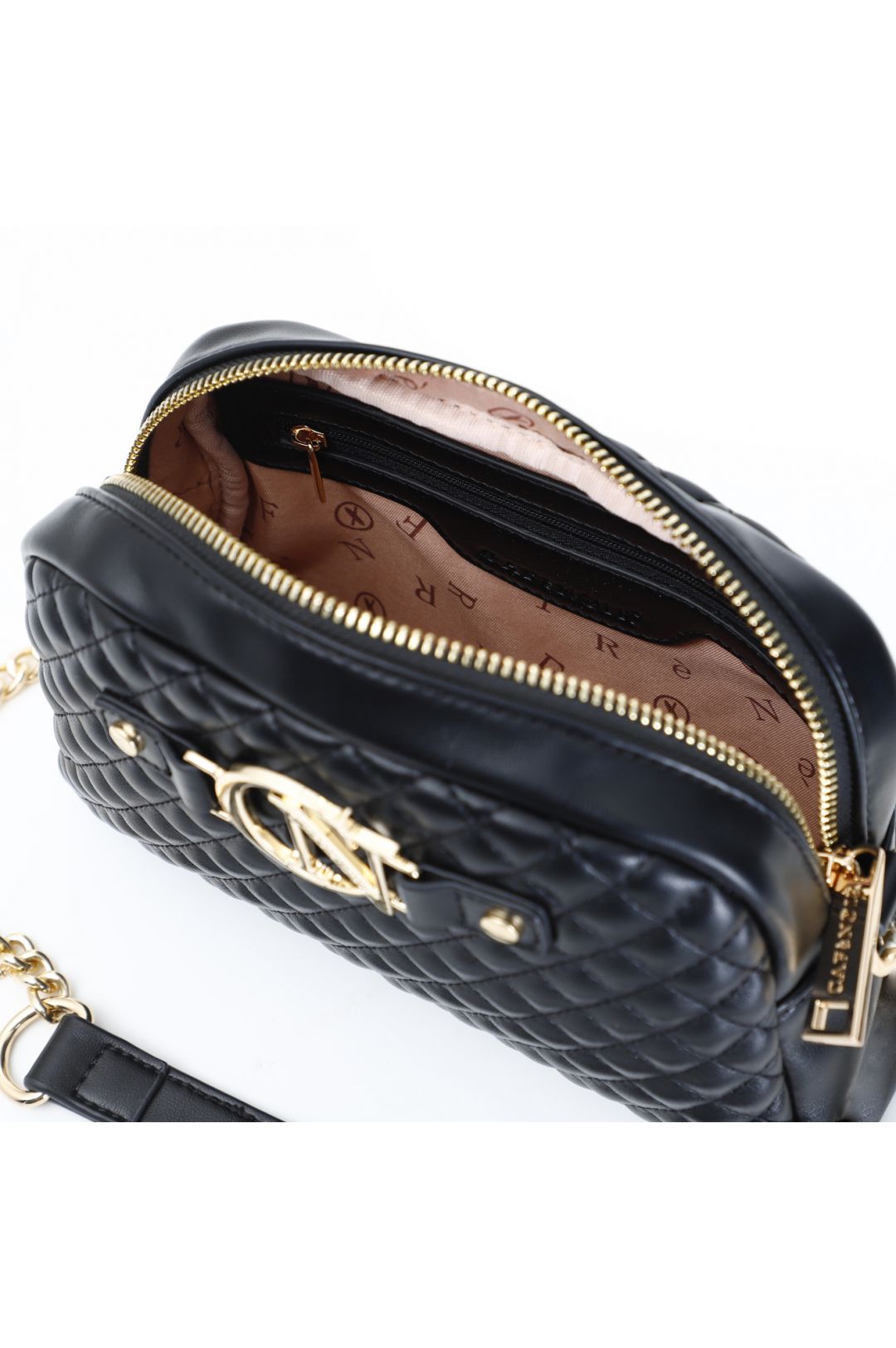 Pochette trapuntata cafènoir nero -ZC0404N