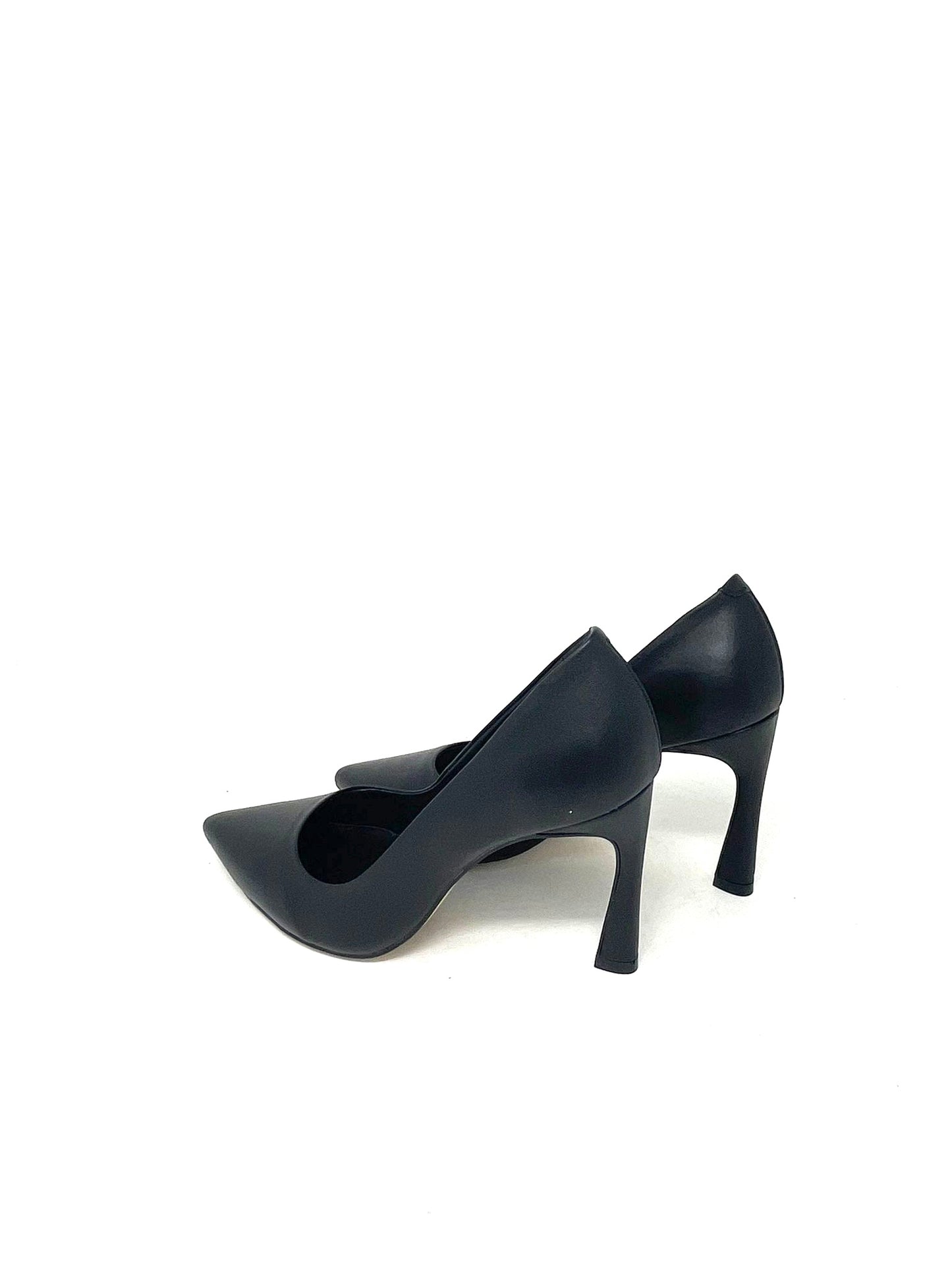 Decolletè tacco virgola vitello nero - 1966BNE