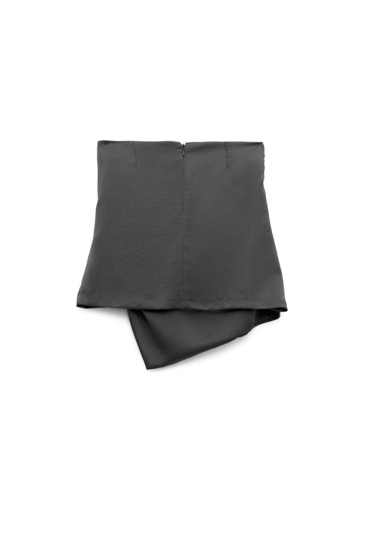 Minigonna effetto raso - L6645