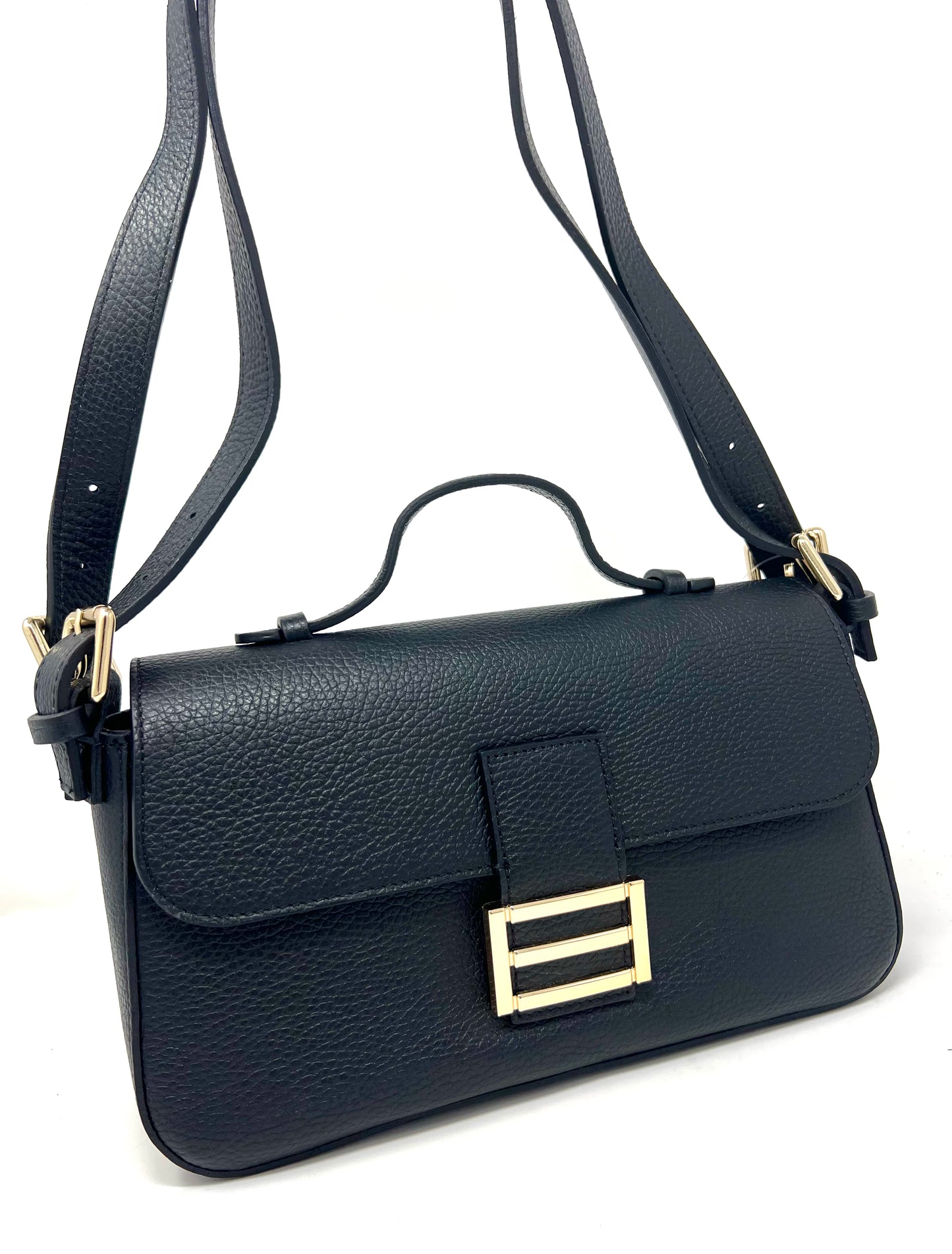 Borsa midi fibbia oro -KF39843