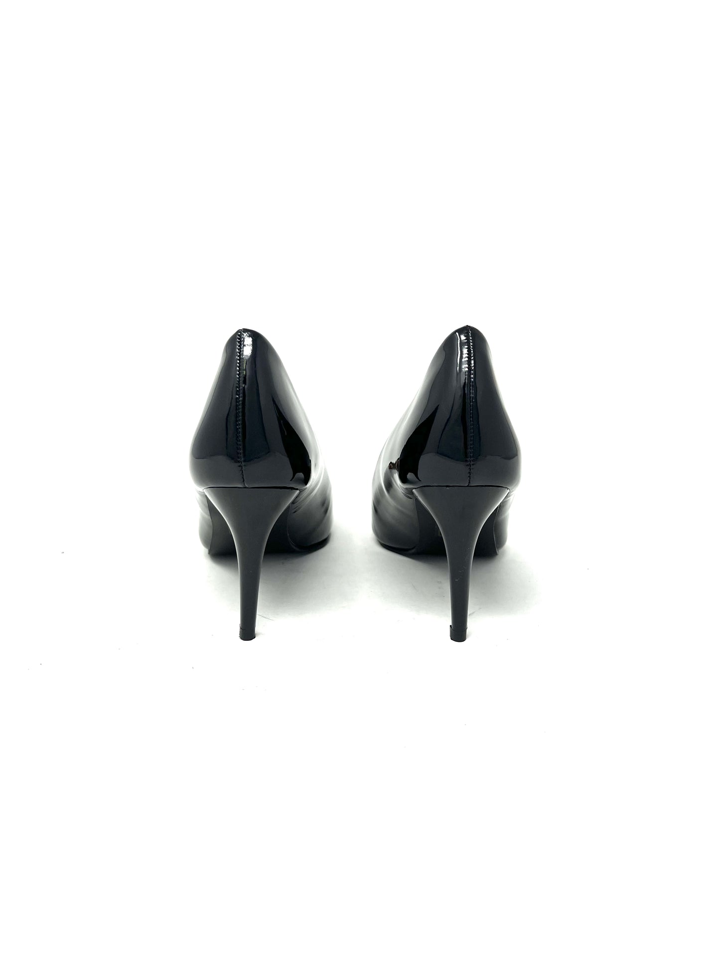 Decolletè nera lucida con tacco a spillo 5 cm -W2ED39N