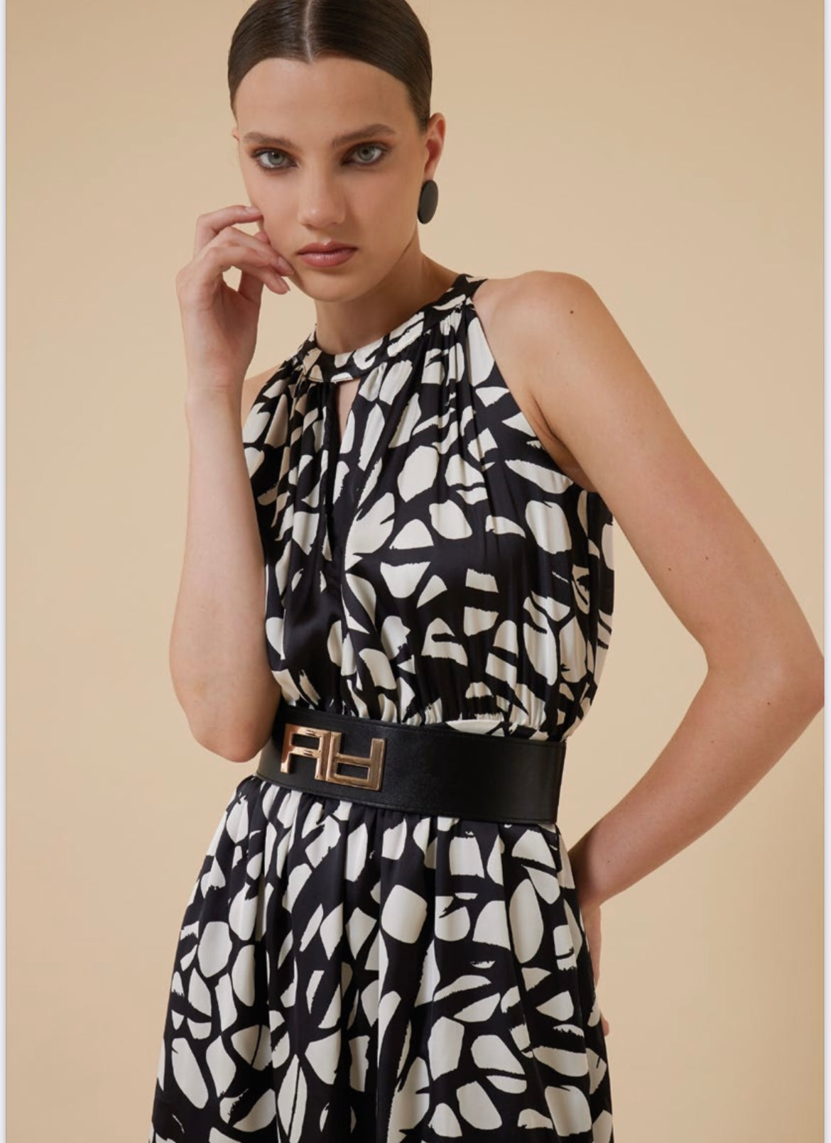 Abito lungo fantasia Artigli -A36056p