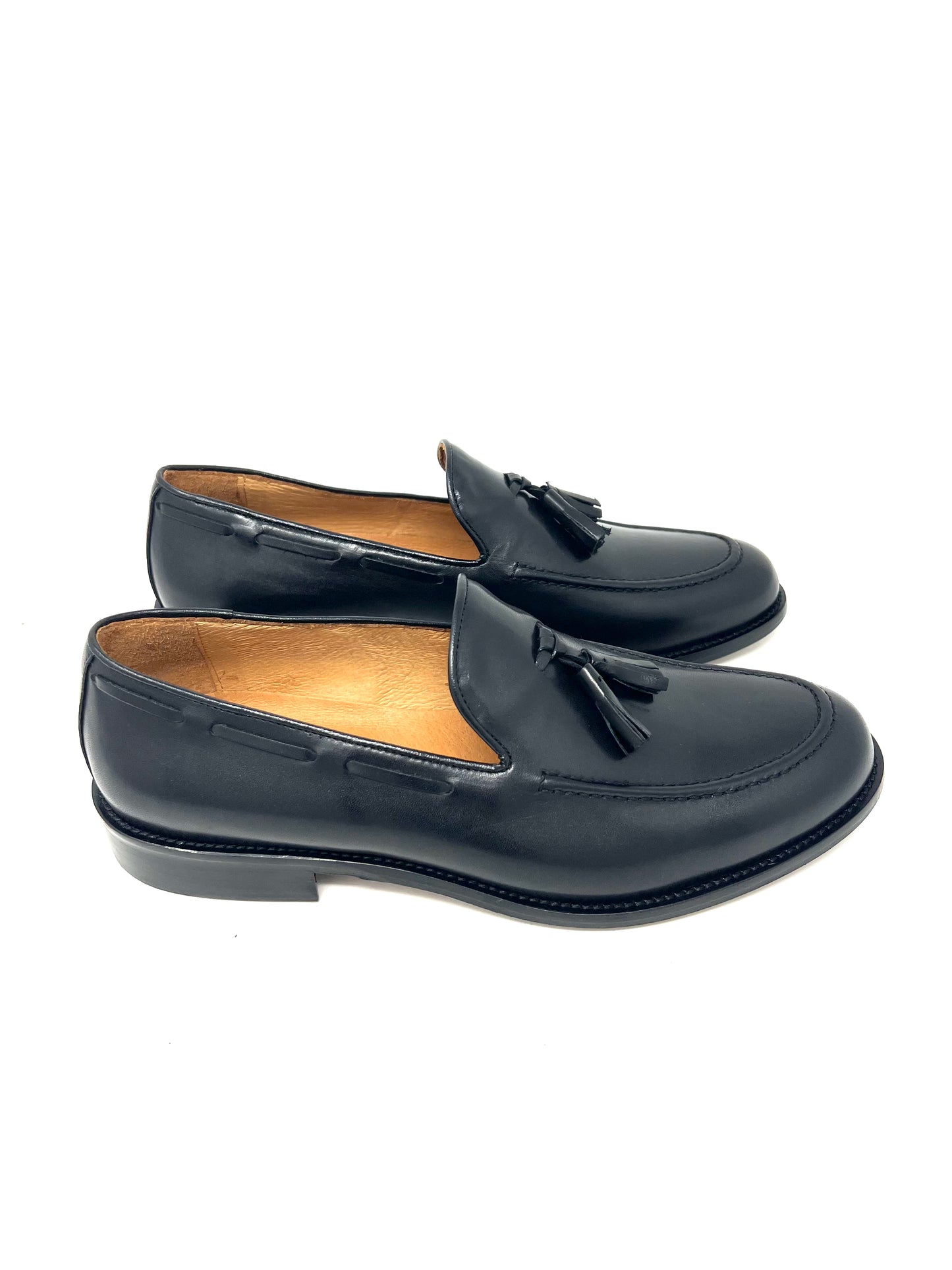 Mocassino nappine in nappa nero -9020CNE