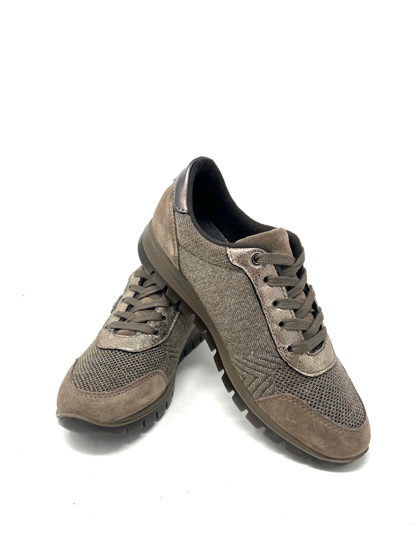 Sneakers strech taupe -2767333