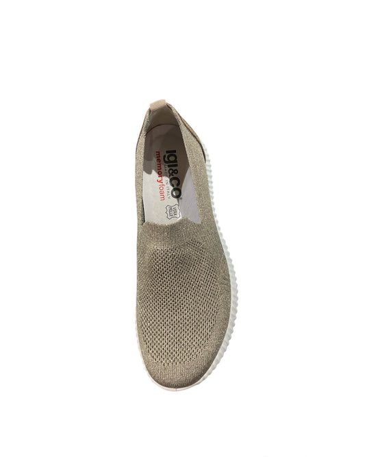Sneakers a calzino platino Igi&co -5652222