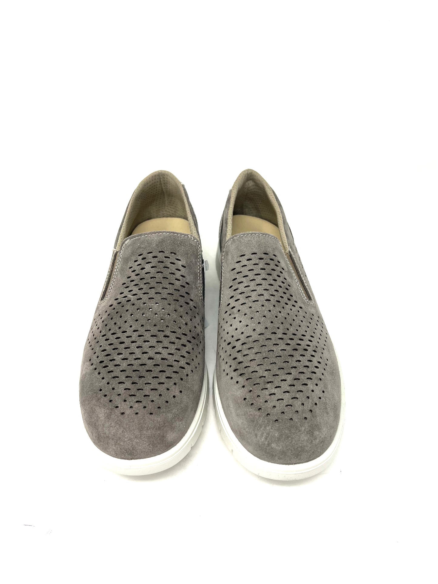 Slip on scamosciata peltro Igi e co -3614222