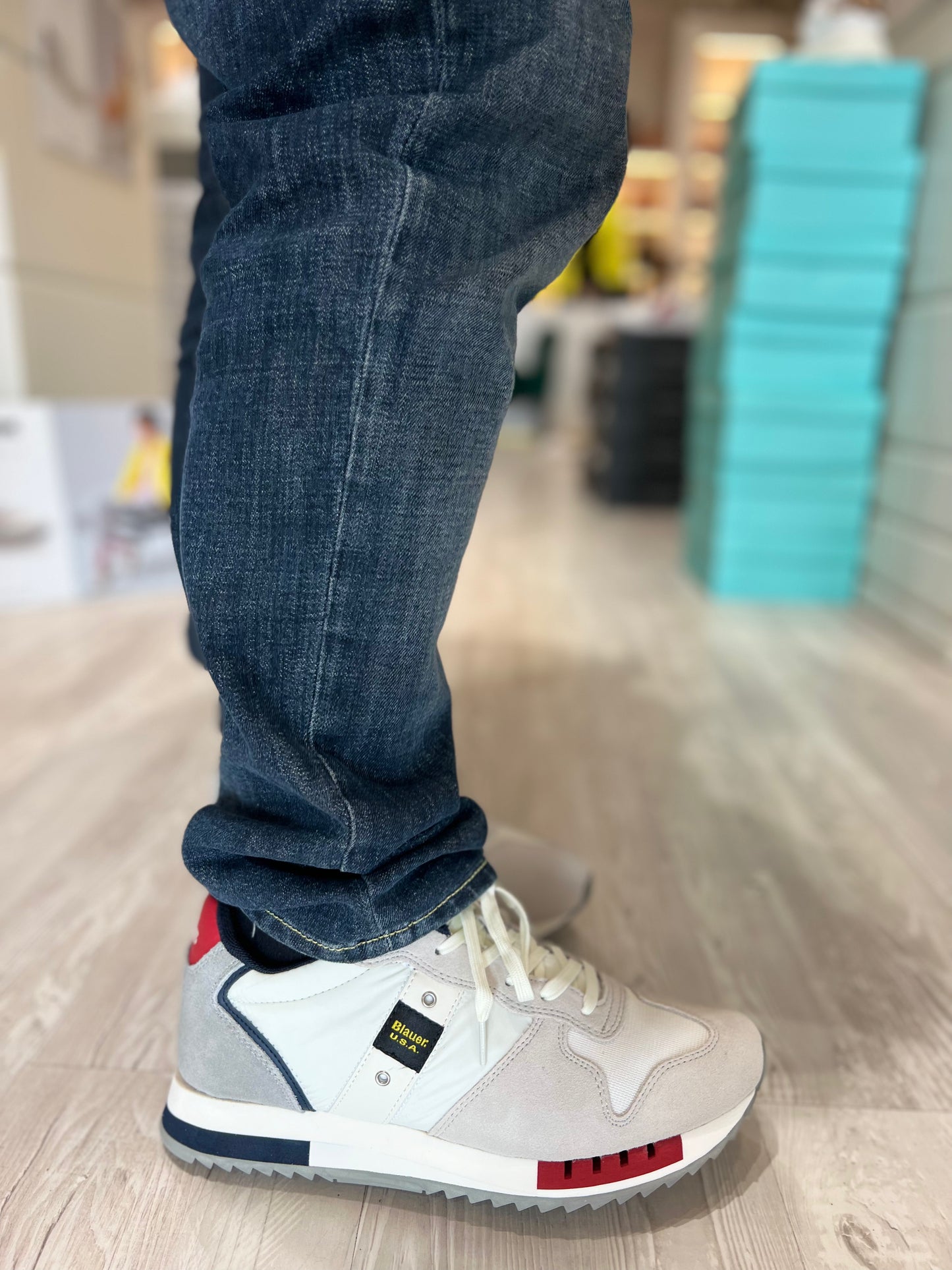 Sneakers Queen Blauer white/red/navy - S3QUMES
