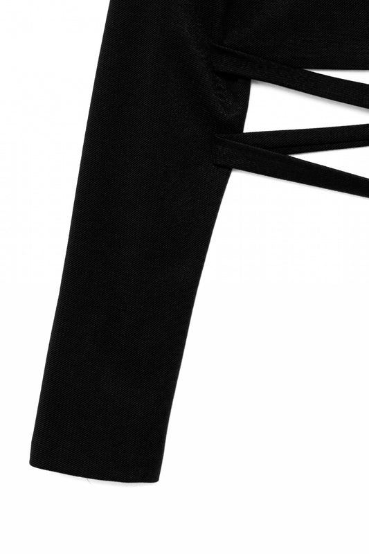 Top in viscosa nero - L6389