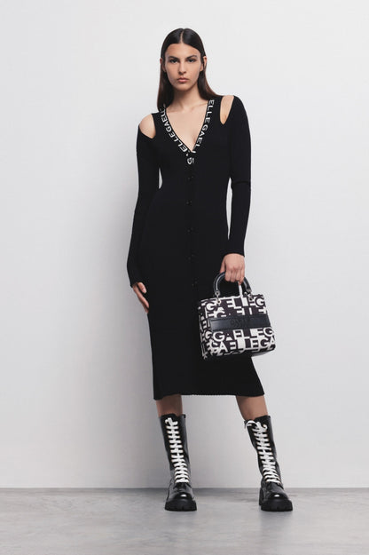 Reg Shoulder Strap In Canvas Nero -CW01226