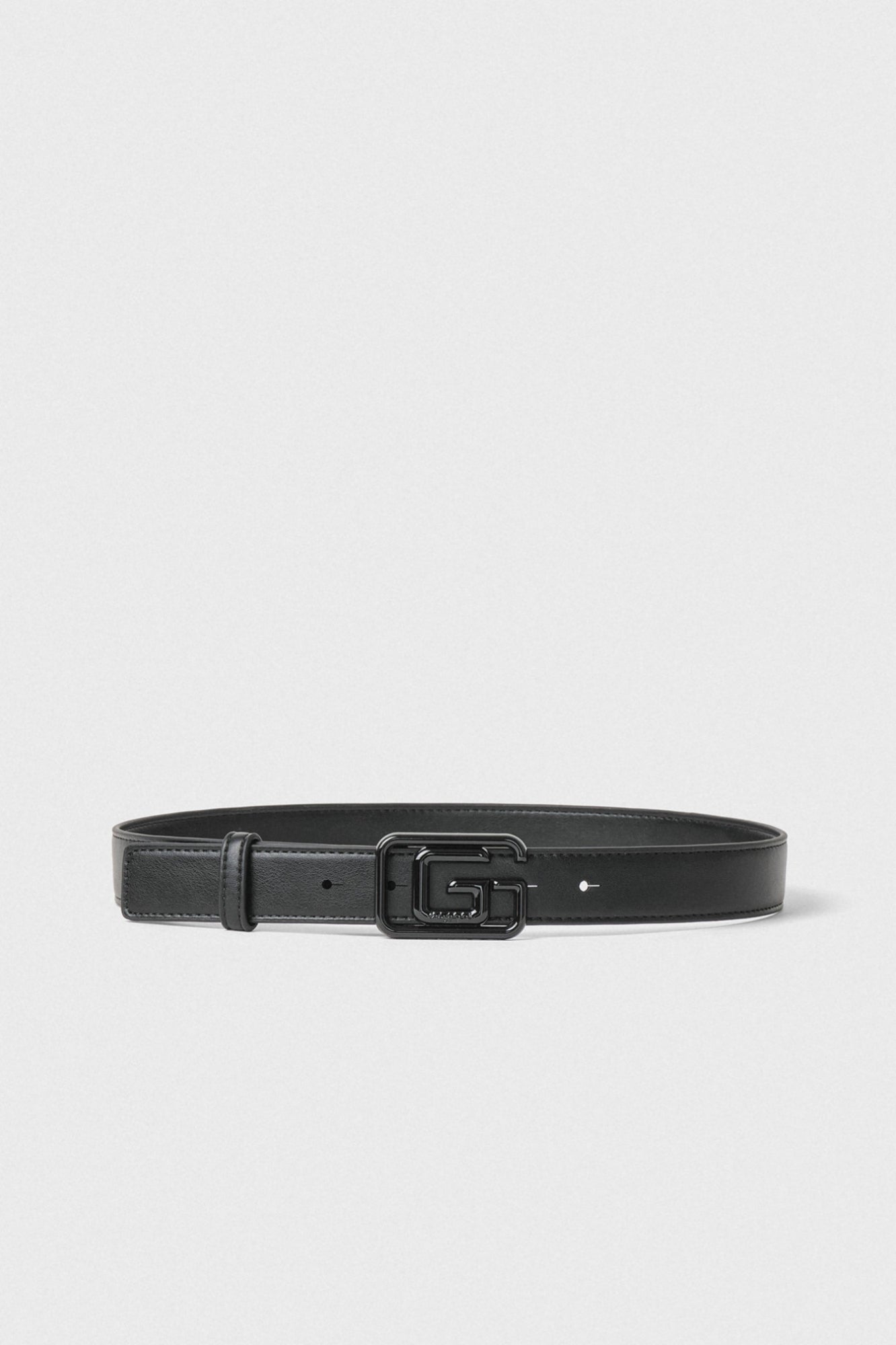 Mini Belt In Ecopelle Nero - Gaëlle Paris W00150