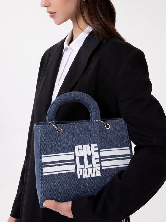 Gaelle Regular shoulder strap denim - V_W03112