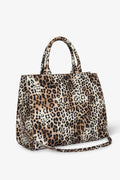 Maxi shopper banda logo maculato -CW3109