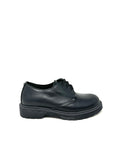 Derby fondo gomma pelle nero - 508NE