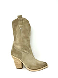 Texano 3/4 camoscio beige -KIRA18B