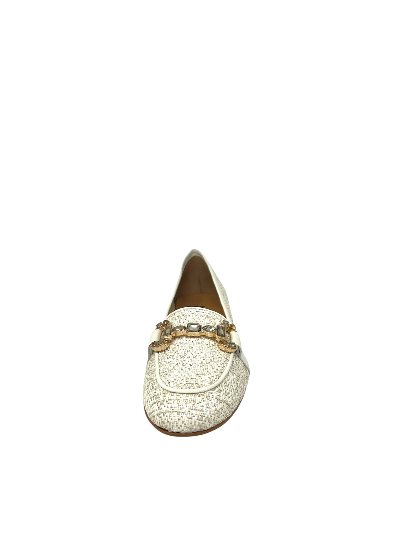 Mocassino con cinturino lounge beige -V105