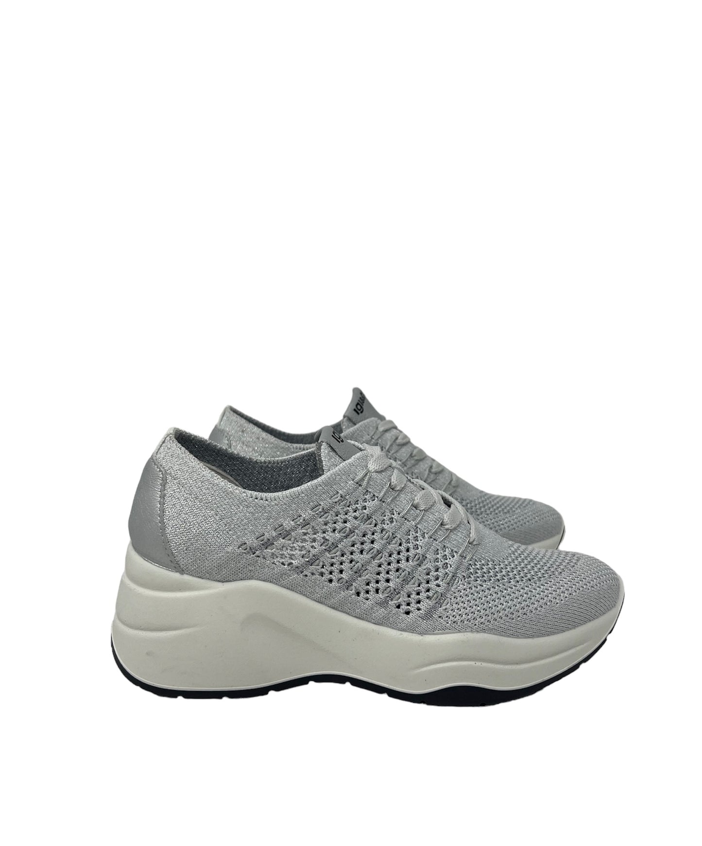 Sneakers enola rete bianco argento - 5664711