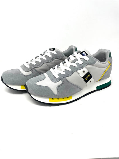 Sneaker Blauer uomo verde/giallo -  QUEEMES