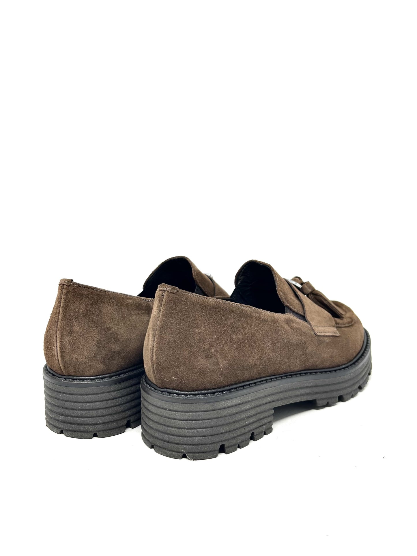Mocassino in camoscio marrone -BARCA