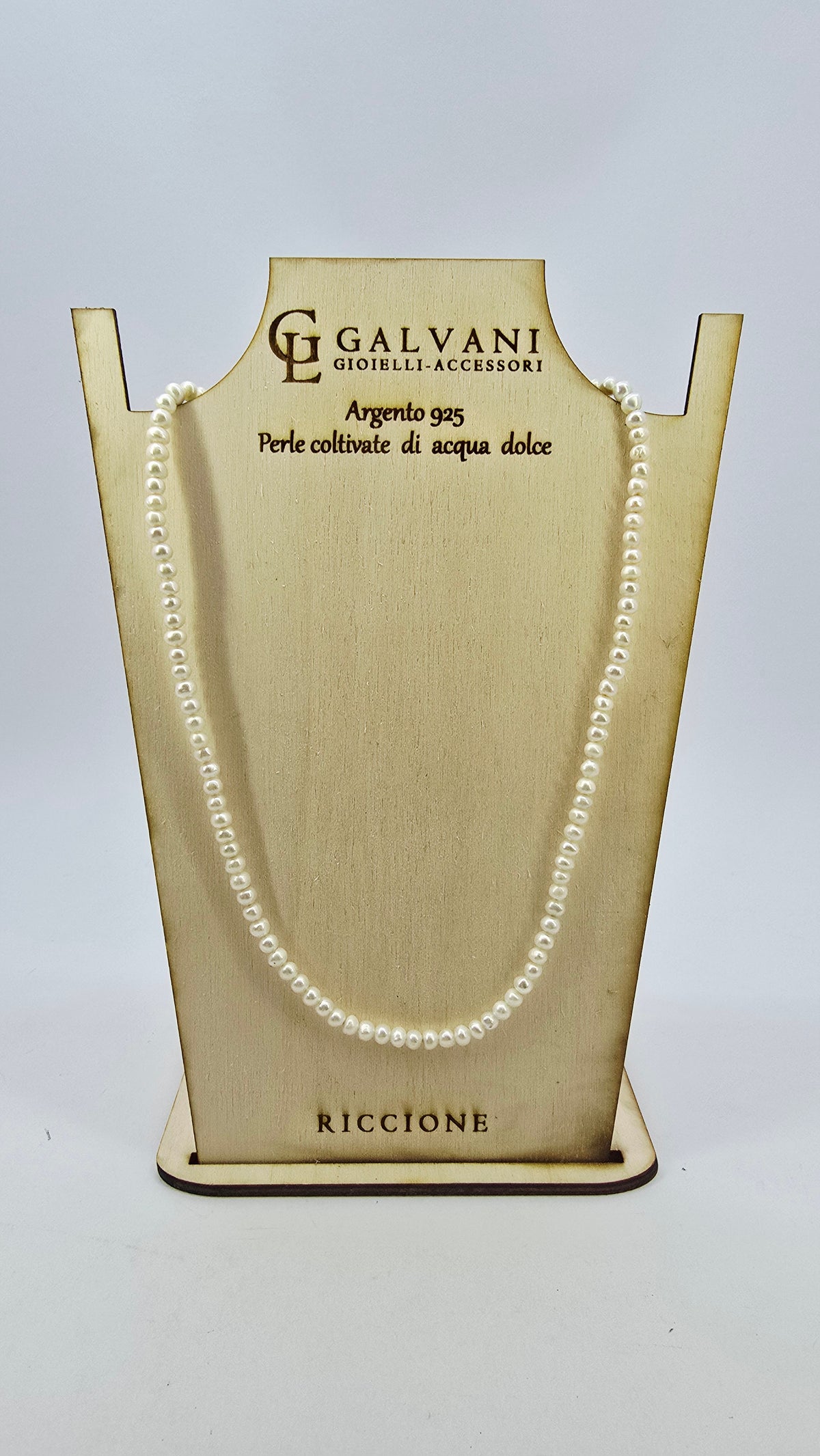 Collana argento di perle coltivate ad acqua dolce - V_G175