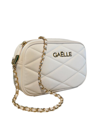Camera bag trapuntata Avorio Gaelle -CW02047