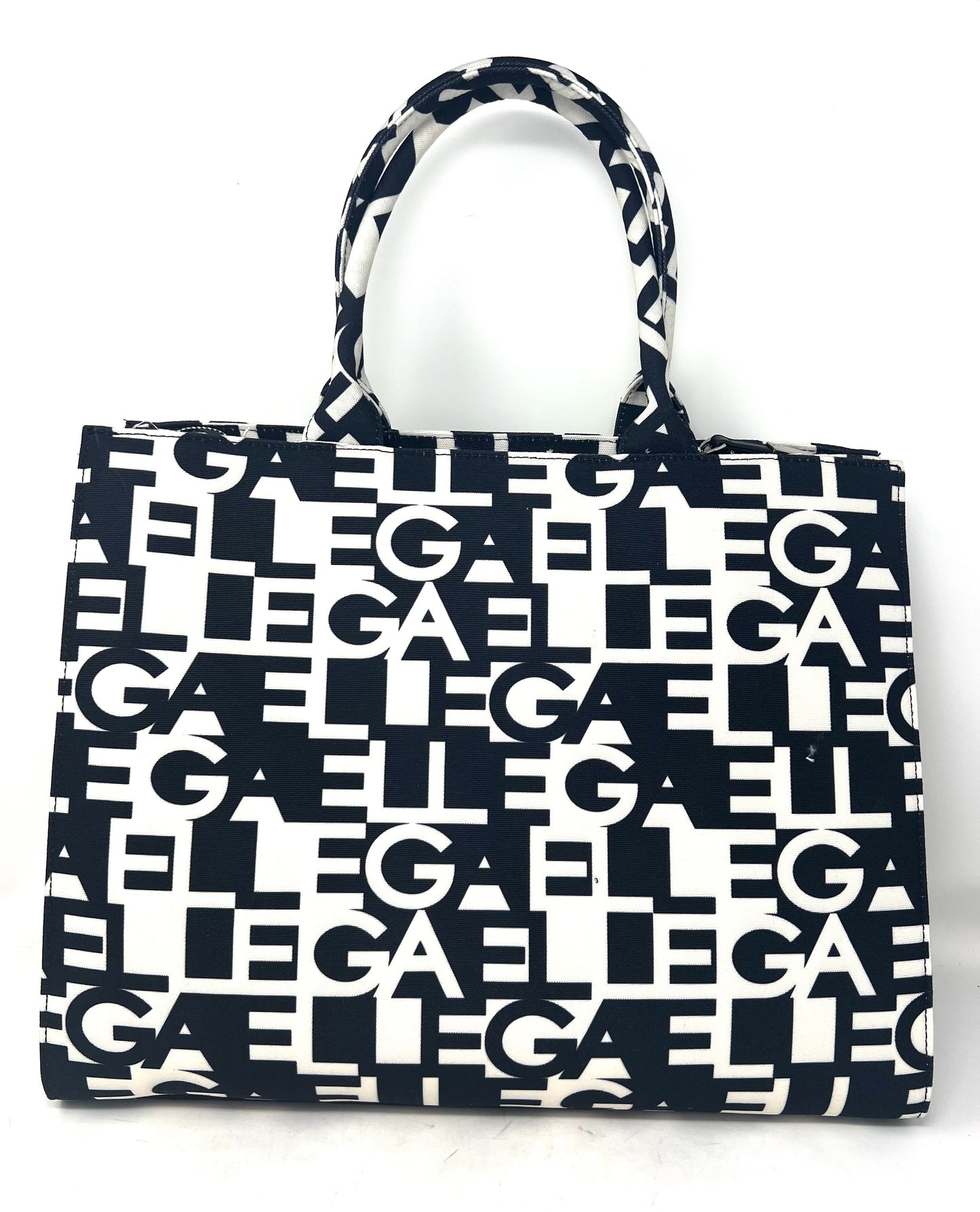 Maxi shopper in canvas stampata con banda - CW01228