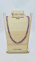 Collana in argento 925 con ametisia V_205