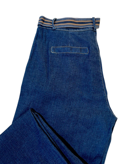 Pantalone palazzo denim -2585