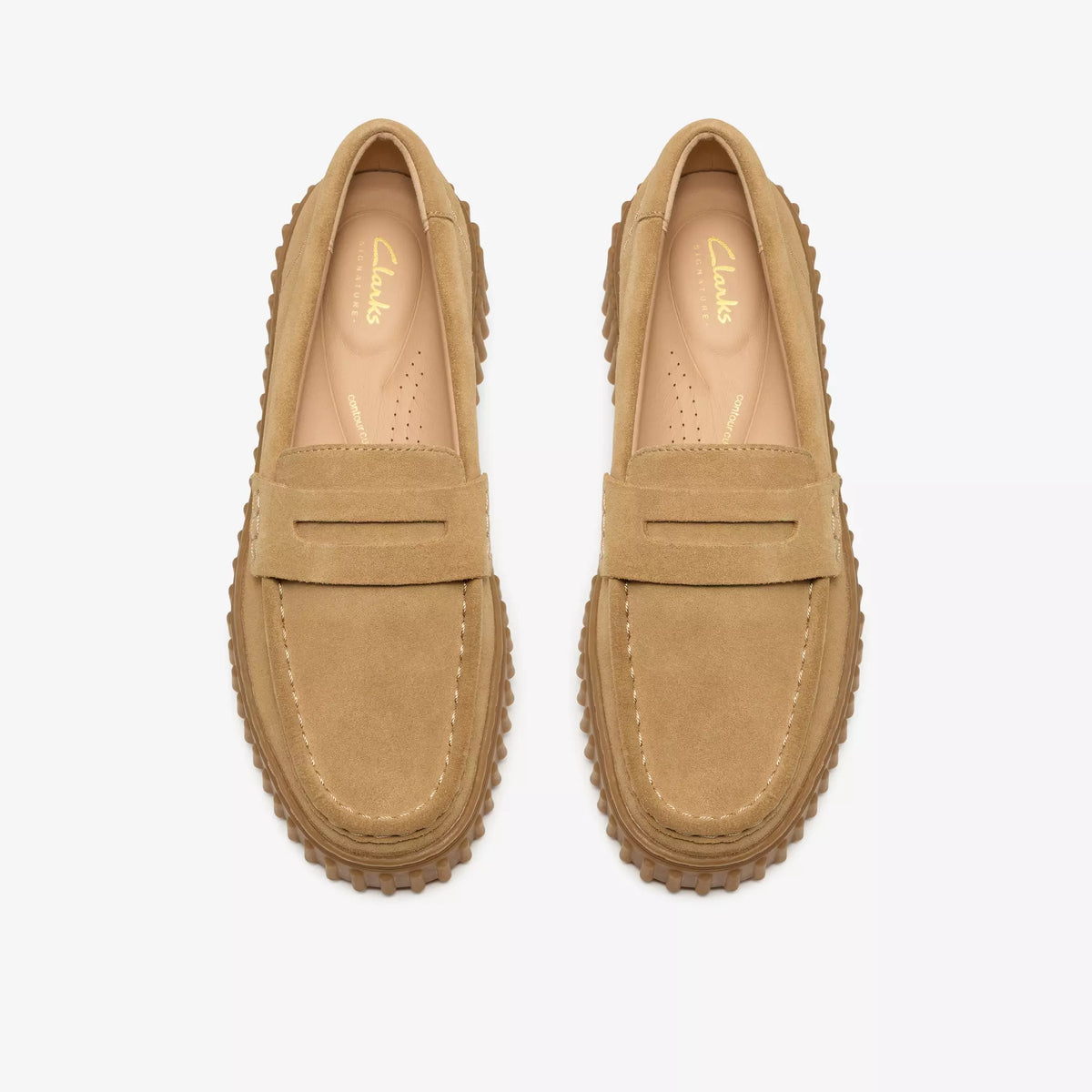Torhill penny camel Clarks - V_2691