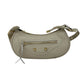 Borsa a tracolla mezzaluna beige -112430B