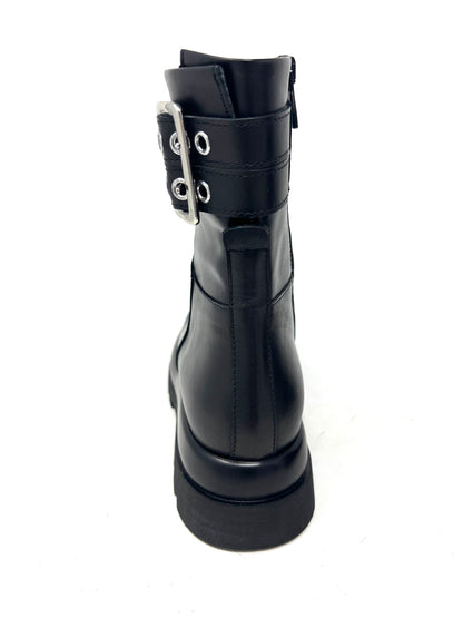 Tronchetto in pelle con fibbie Melluso -R45386