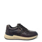 Sneaker uomo in pelle marrone -36842A