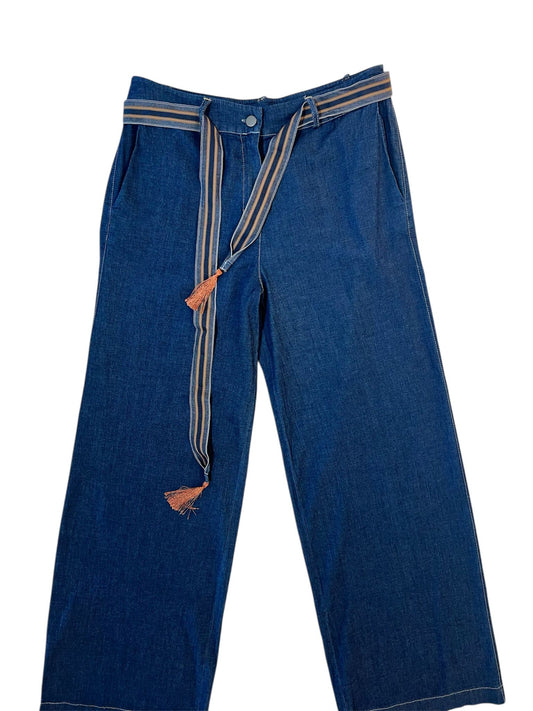 Pantalone palazzo denim -2585