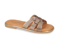 Sandalo a ciabatta bronzo - V_32032
