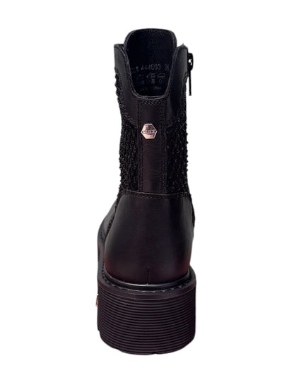 Stivale con zip traforato in pelle Cult -LW44600